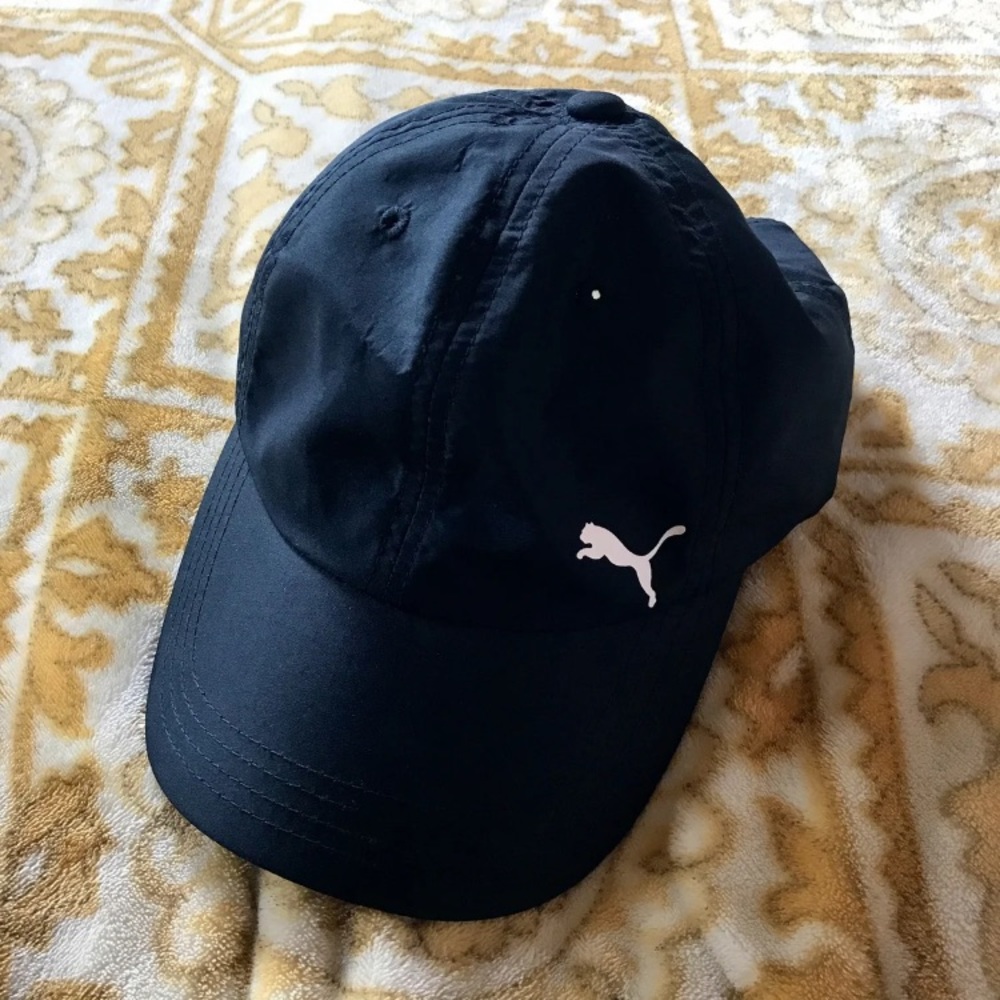 Black Puma Hat One Size Women